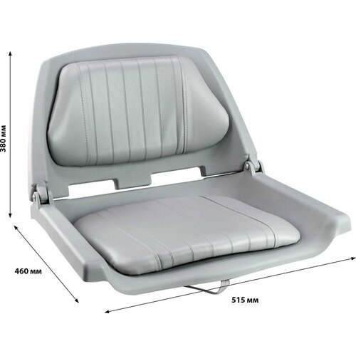 Кресло мягкое складное серое C12507G 5103₽