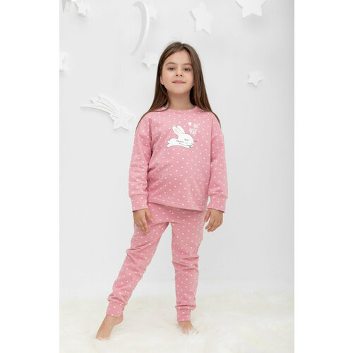 пижама crockid 110 Пижама crockid, размер 56/110, розовый