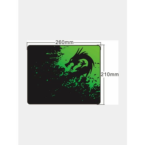 Коврик для мыши , Цвет: Зеленый, Размер:260*210, Толщина:3 мм коврик для компьютерной мыши 210 210 мм 2 мм ёжик пвх феникс