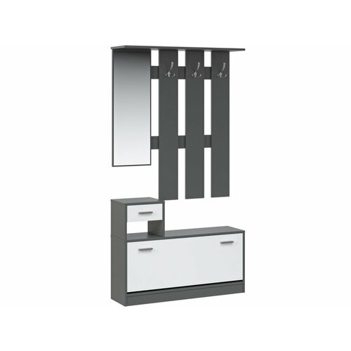 Прихожая Интер Антрацитбелый 11224₽