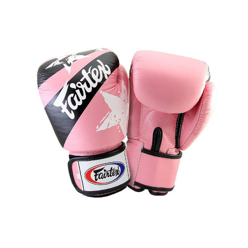 Боксерские перчатки Fairtex BGV1 Nation Prints Pink (8 унций)