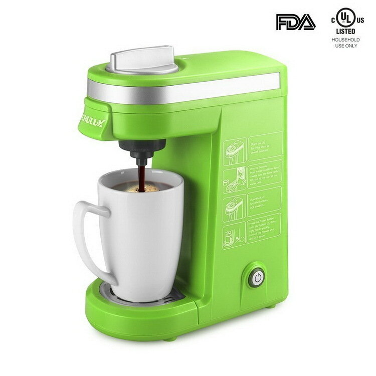 Кофемашина Kitchen Lex Kcup капсульная зеленая 3-5 чашек 800 Вт