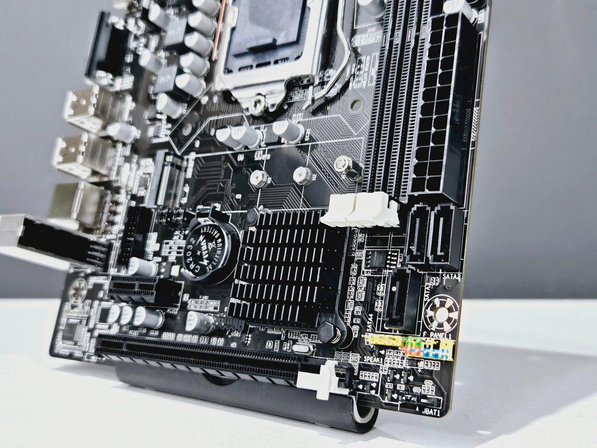 Материнская плата microATX ZX-H61C/B75 DDR3, NVME M.2, LGA1155, — фото 1