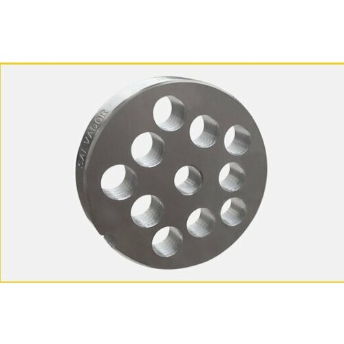 Перфорированный диск (решетка) для мясорубки Crazy Pan CP-MM12R, CP-MM12C, CP-MM12S с отверстиями диаметром 12 мм
