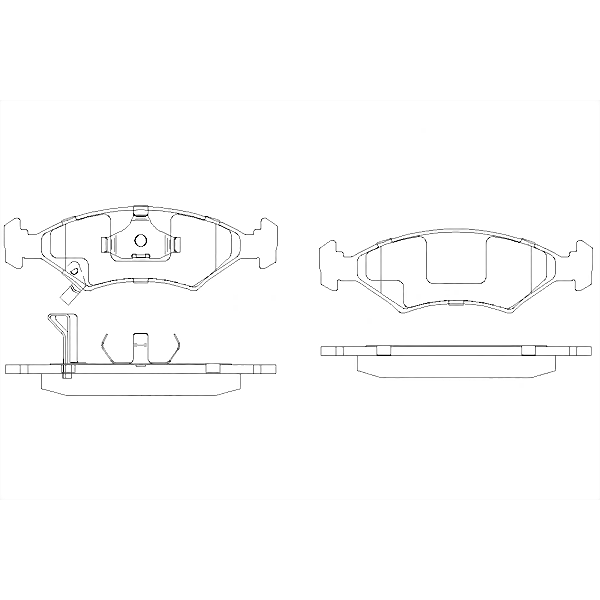 PATRON PBP982 (0K20A3323Z / 0K2393323Z / 0K2Y13323Z) колодки тормозные дисковые пер. Sephia (Сефия) 93- / Chevrolet (Шевроле)