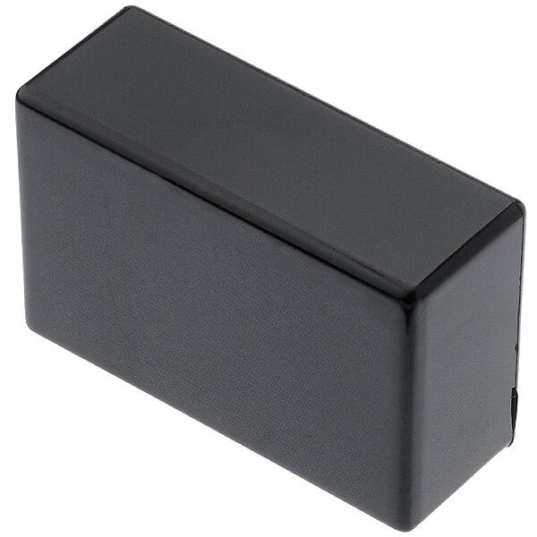 Заглушка ЗГЛ-60х40-Ч черная (Рувинил) (2 шт. в комплекте)