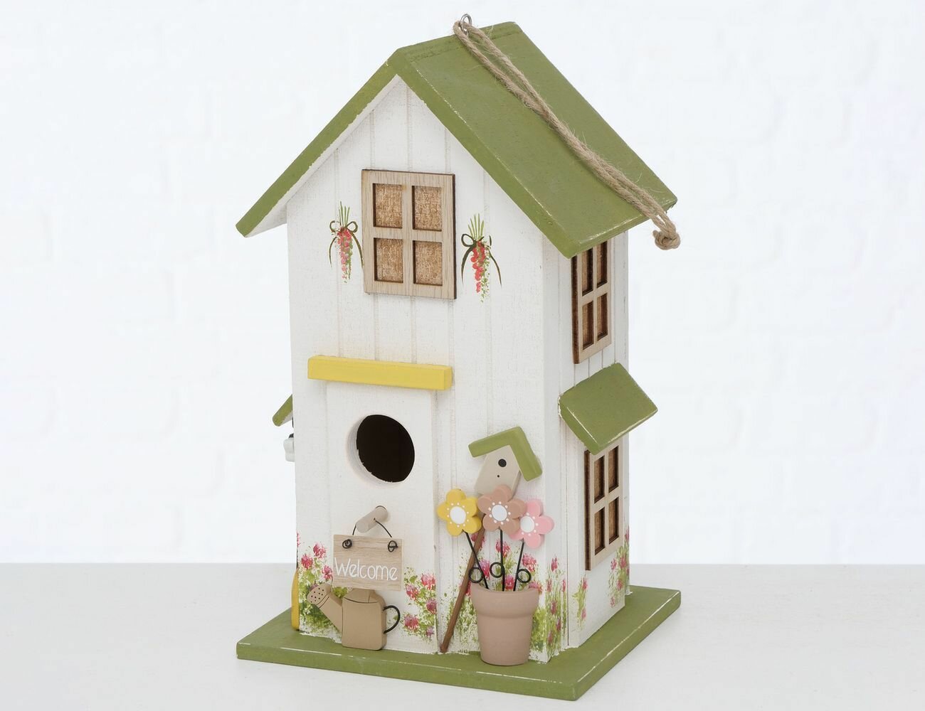 Садовое украшение дерево жёлтый 25х15 см