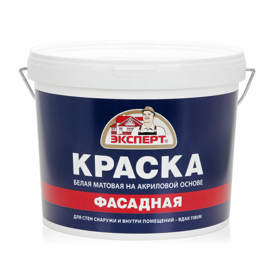 Краска фасадная эксперт, 7 кг