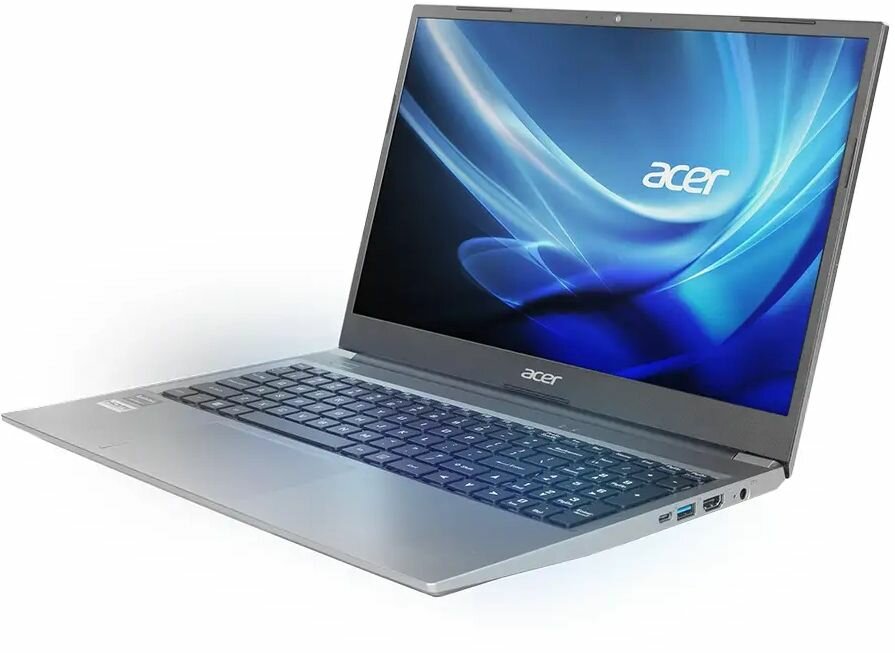 Ноутбук Acer ASPIRE Lite AL15-41 15.6" FHD, AMD R5-5500, 16Gb, 512GB SSD, RJ45, USB-C, int, no OS, серебро UN.431SI. P23 — фото 1