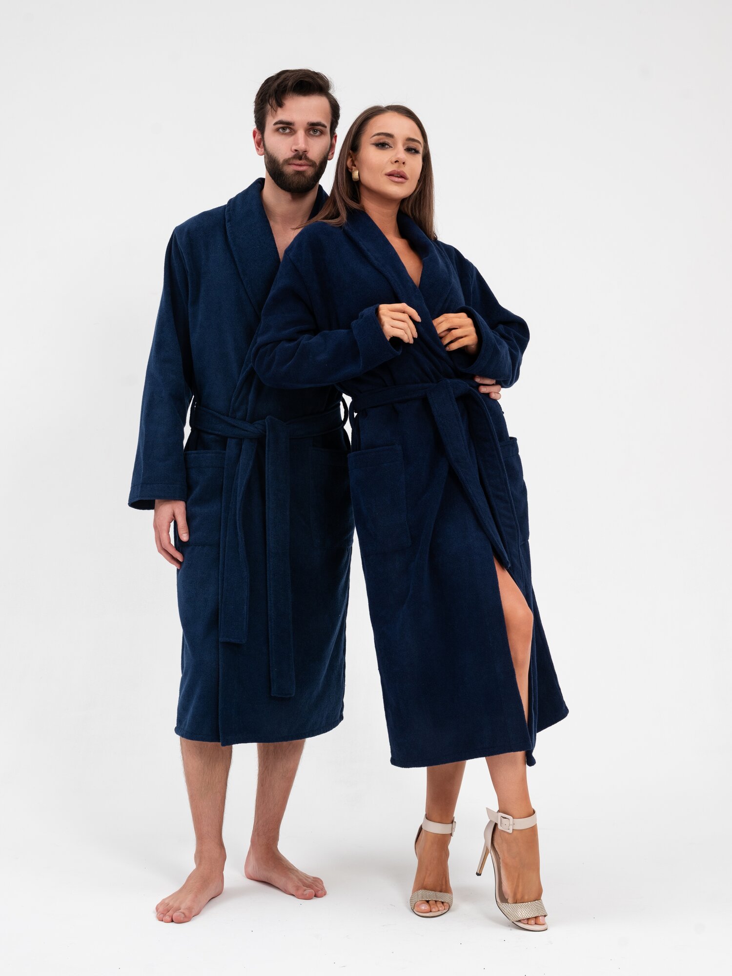 Халат  ХМ-01(882)Comfotelo размер 46-48 темно-синий