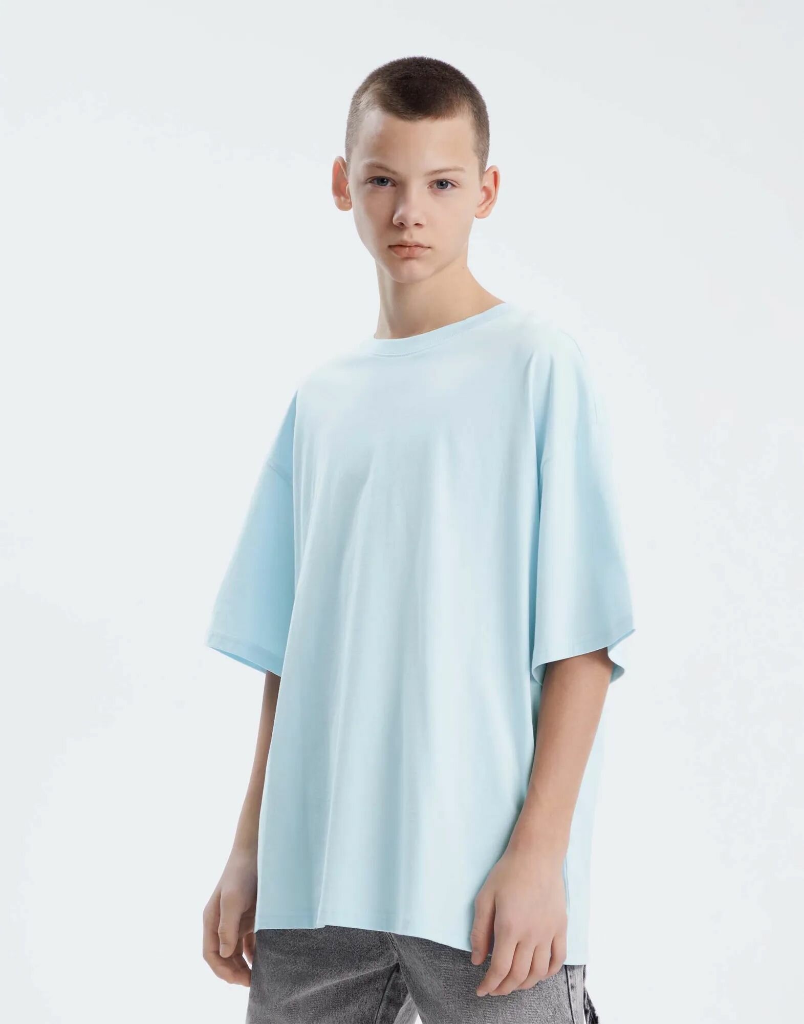 Футболка Gloria Jeans, размер 10-12л/146-152, голубой