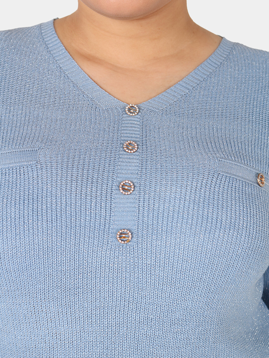 Свитер размер One Size, , голубой, — фото 1