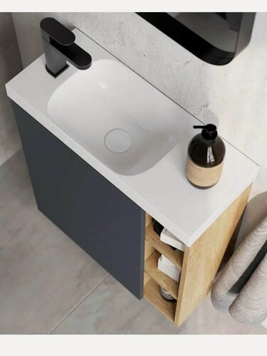 Изображение товара Раковина для мебели Aqwella Compact Slim 600 CMPSL.06.04. D