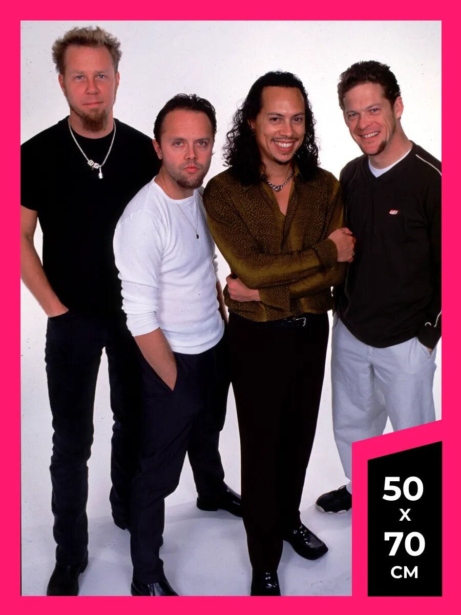 Постер Metallica плакат Металлика 69 A5070  матовая фотобумага премиум качества