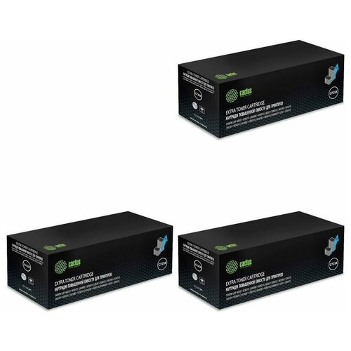 Cactus Картриджи комплектом совместимые Кактус Cactus CS-C725X-MPS 3 Pack 1129899-3PK Cartridge 725 черный