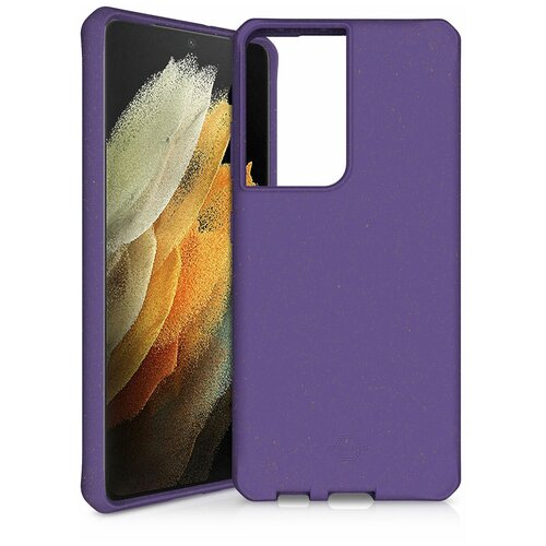 фото Чехол-накладка itskins feronia bio terra для samsung galaxy s21ultra фиолетовый