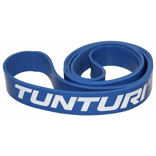 Лента-амортизатор Tunturi Power Band, высокое сопротивление, цвет - синий текстильная лента амортизатор tunturi высокое сопротивление синяя