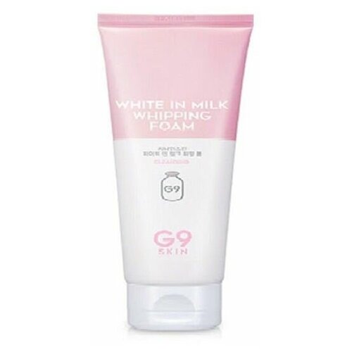 Осветляющая пенка для умывания с молочными протеинами G9Skin White In Milk Whipping Foam (20 мл)