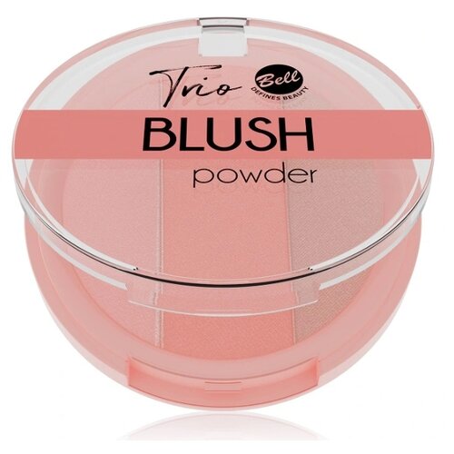 Румяна для лица `BELL` TRIO BLUSH POWDER тон 01