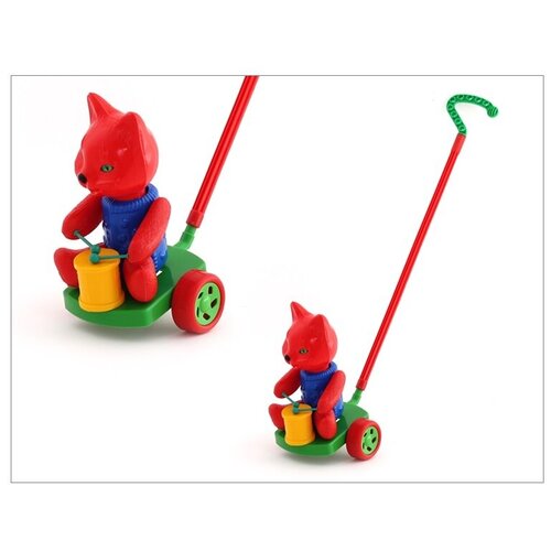 фото Suchanek каталка кот с барабаном pl7076/374/s-035 с 1 года poltoys