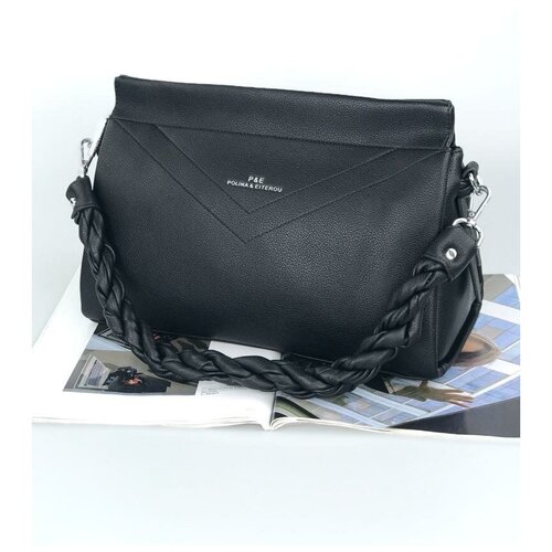 фото Сумка женская 7604b9347-1k black polina & eiterou