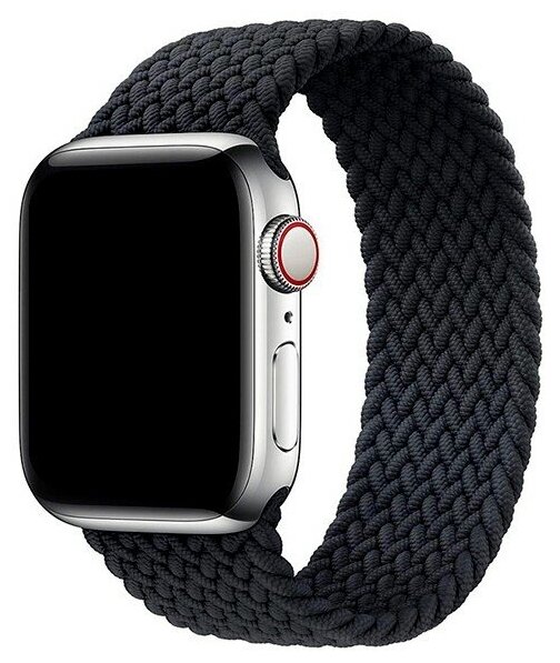 Ремешок-браслет нейлоновый Solo Loop для Apple Watch 42/44/45/49 мм, L(155мм), угольно-черный (3)