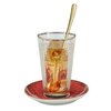 Чашка с блюдцем для латте Альфонс Муха Осень - изображение