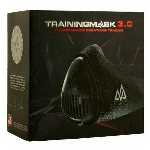 фото Тренировочная маска training mask 3.0 чёрная (размер m) nasplus