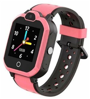 Детские умные часы Smart Baby Watch LT05 4G c gps трекером и HD камерой (Розовый)