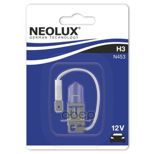 фото Лампа h3 12v-55w (pk22s) (блистер 1шт.) neolux арт. n45301b