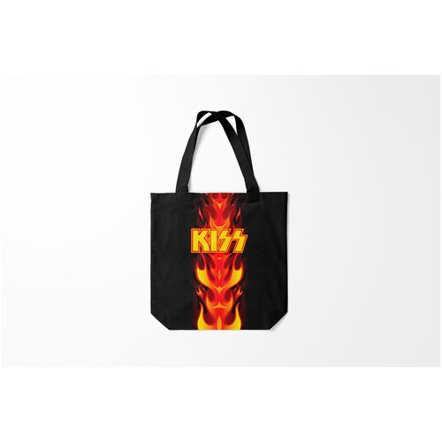 фото Сумка-шоппер / 40х40 см / рок / kiss burnettie