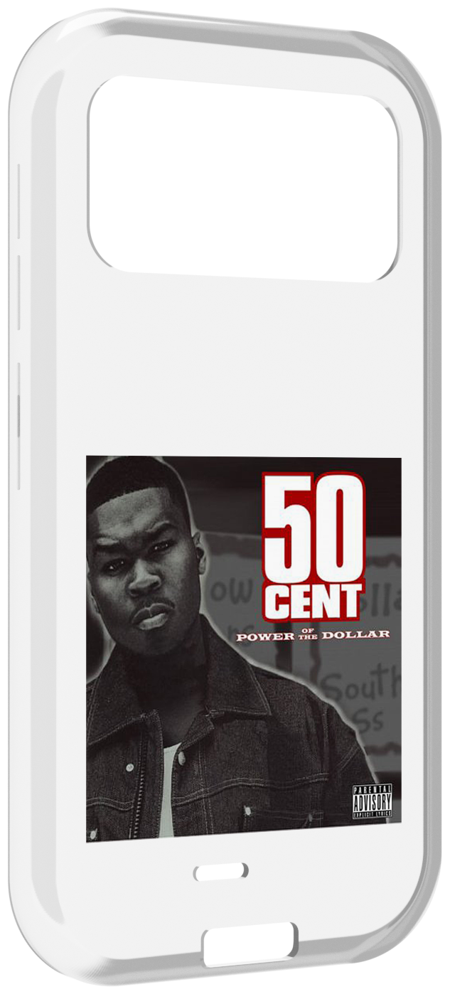 Чехол MyPads 50 Cent - Power Of The Dollar для Oukitel F150 H2022 задняя-панель-накладка-бампер