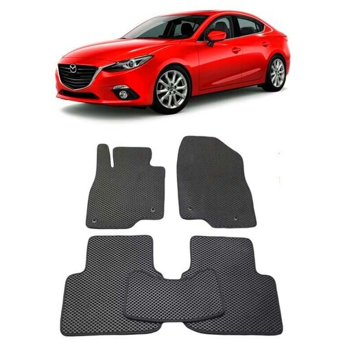 Mazda 3 BM 2013 - 2019 коврики EVA Smart Комплект в салон 2940₽