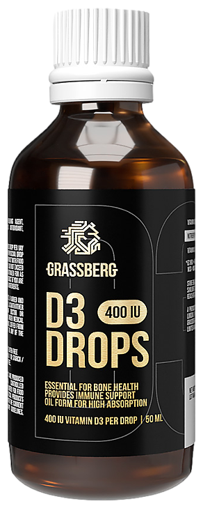 Grassberg Vitamin D3 фл-кап., 400 МЕ, 50 мл