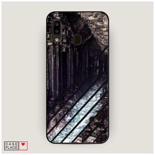 фото Чехол силиконовый матовый samsung galaxy a20 горная река 2 case place