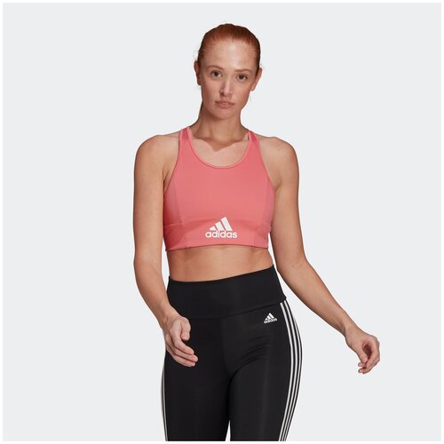 фото Бра adidas designed 2 move logo розовый s gl3835