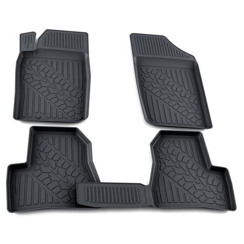 Коврики Салона Полиуретан Черный Peugeot 206 Хэтчбек 2a/С 1998- Агатэк A.002.69.Pl АгатэК арт. A.002.69.PL