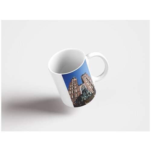 фото Кружка "краков, рынок, польша 320 мл. белая" lotsprints