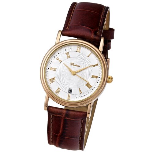 фото Мужская коллекция platinor мужские золотые часы platinor "витязь"