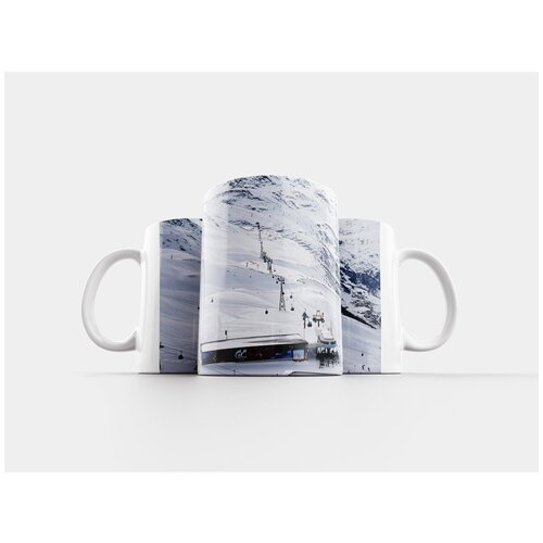 фото Кружка "снег, гора, зима" 320 мл lotsprints