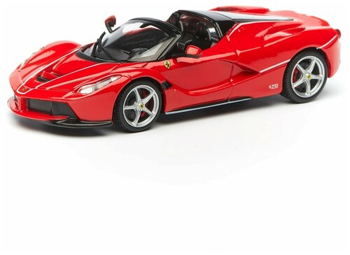 Bburago Коллекционная машинка Феррари 1:43 Ferrari LaFerrari Aperta, красная