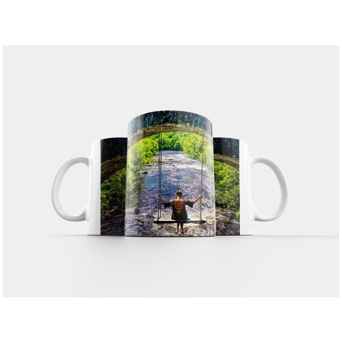 фото Кружка "мост, качать, камень" 320 мл lotsprints