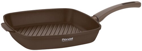 Сковорода-гриль Rondell Bruno 1694, диаметр 26 см, 26х26 см