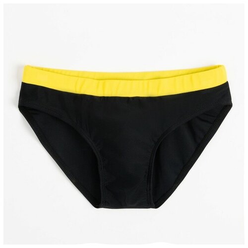 фото Minaku плавки купальные для мальчика minaku, цвет чёрный/жёлтый, рост 146-152