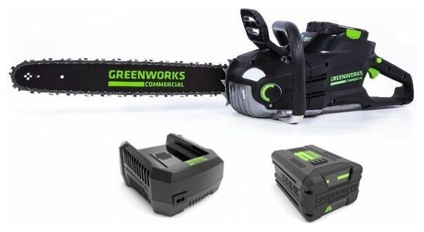 Цепная пила GREENWORKS GC82CS25, аккумуляторная [2007507] - фото №3