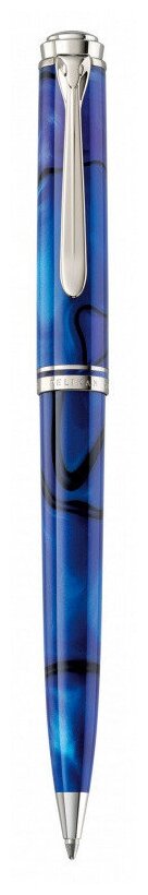 Ручка шариков. Pelikan Souveraen K805 (PL813440) Blue Dunes подар.кор.