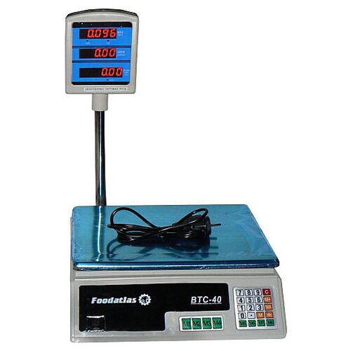 фото Весы foodatlas 40кг/2г втс-40