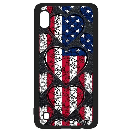 фото Защитный чехол для // samsung galaxy a10 // "флаг соединенных штатов с сердцем" дизайн туризм, utaupia, цветной