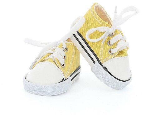 Petitcollin Yellow canvas shoes (Желтые текстильные кеды для кукол 39 см, 40 см, 44 см, 48 см)