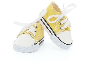 Petitcollin Yellow canvas shoes (Желтые текстильные кеды для кукол 39 см, 40 см, 44 см, 48 см)